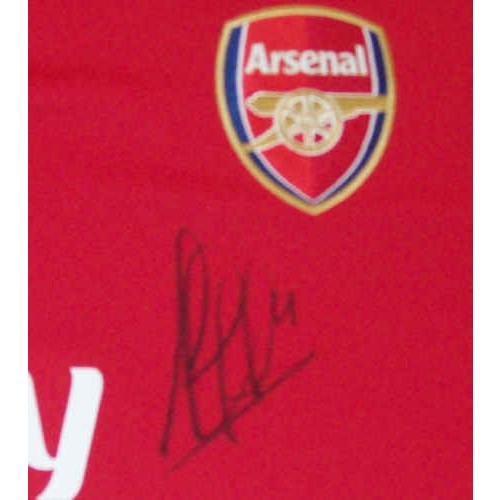 Cesc Fabregas Signed Arsenal Replica Shirt